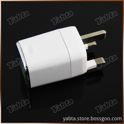UK AC Charger Adapter 5V 2.4A Dual USB Cell Phone Charger Portable